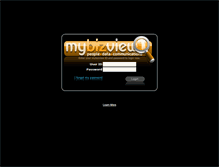 Tablet Screenshot of mybizview.com